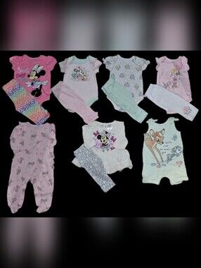 3-6 Month Disney Baby Girl Clothing Lot